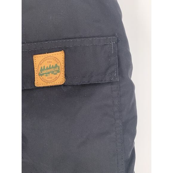 Labonville Insulated Winter Work Pants 34x30 Heavy-Duty Nylon Black USA Made - Picture 7 of 14